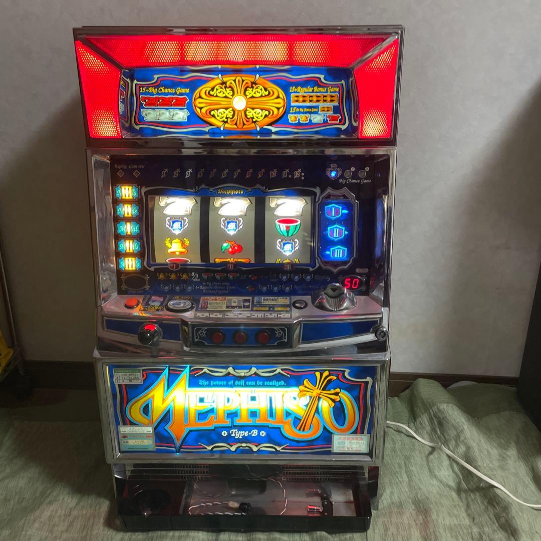 パチスロ　実機　４号機　メフィスト　山佐　ヤマサ