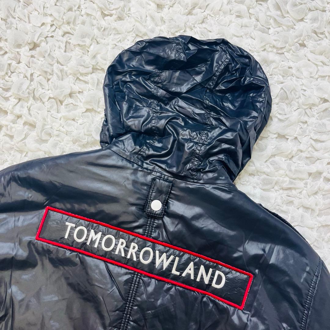 希少トゥモローランド ラフェスタミッレミリア ライダースナイロンダウンジャケット