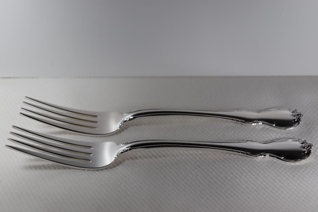 アメリカ■TOWLE社■スターリング製ディナーフォーク2本セット■とてもきれい¨