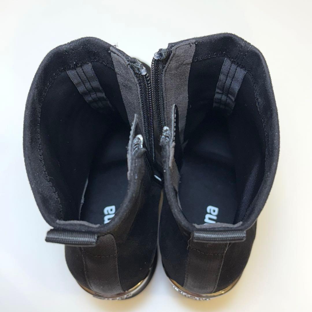 (極美品) + diana ウェッジソール ショートブーツ 24cm