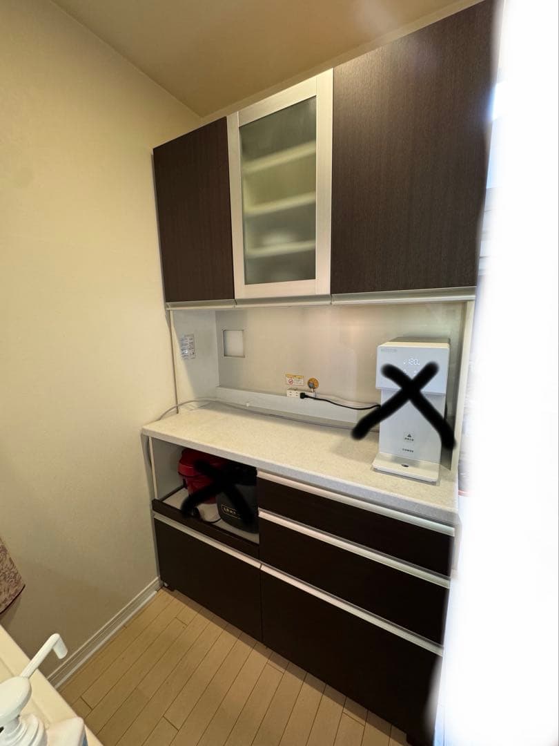 【umishika】パモウナ　食器棚(10月末まで出品)