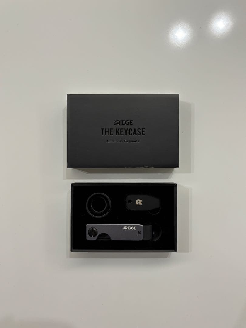 the RIDGE キーケース シルバー