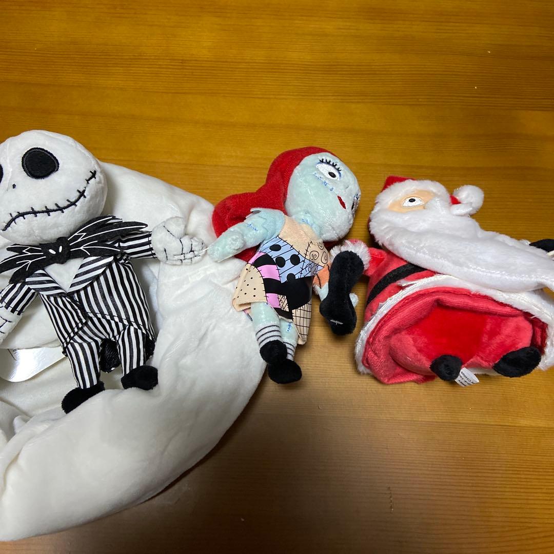 ナイトメアビフォアクリスマス　ゼロ　サリー　サンタ　ディズニーストア
