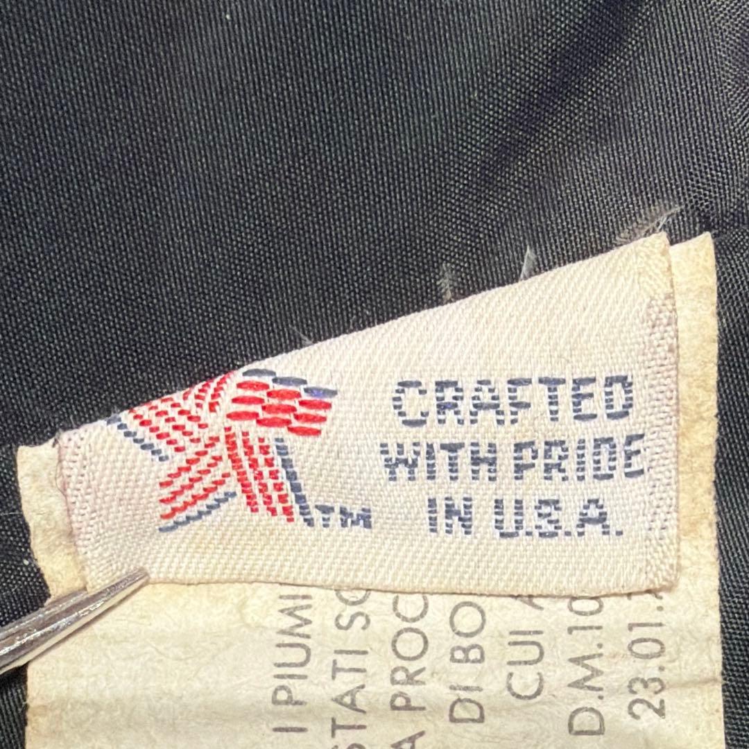 USA製 Schott ショット ダウン ベスト レザー☆