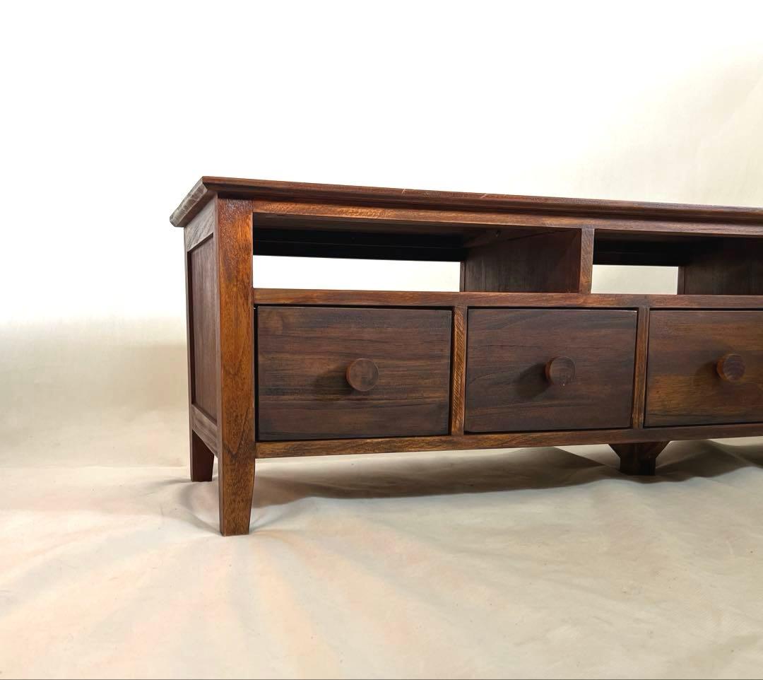 木製テレビ台・AVラック・W148cm 引き出し付き