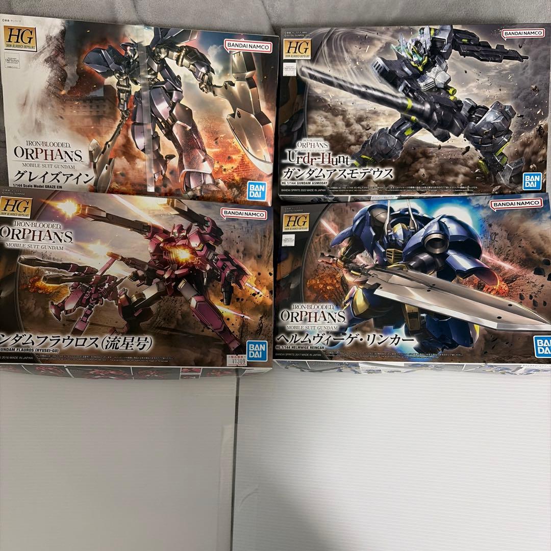 【未開封品まとめ売り】HG グレイズアイン　ガンダムアスモデウス他2点