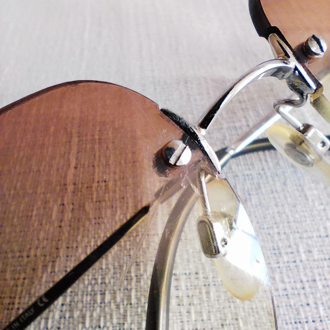 シャネル　サングラス　4017-D　グラデーション　ココマーク　リムレス