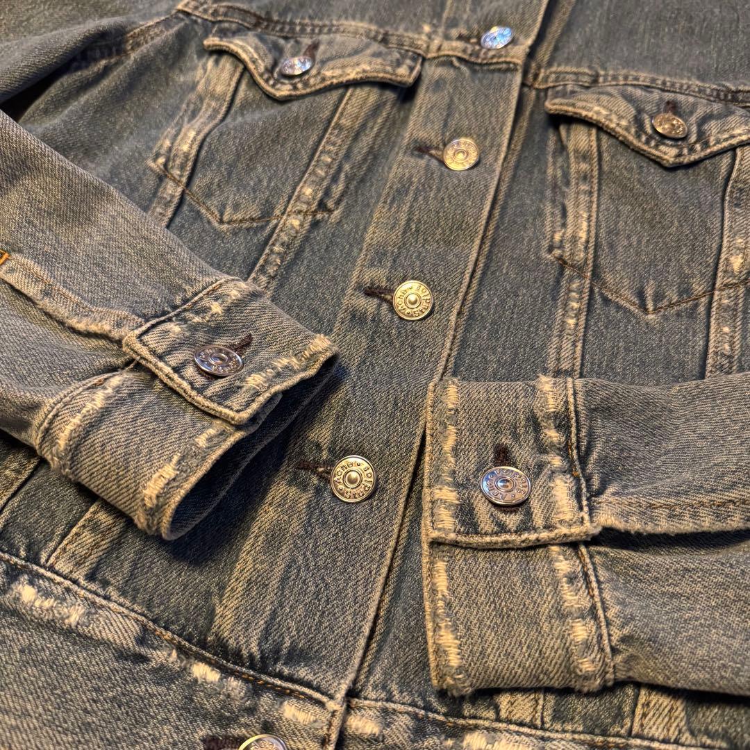 Acne Studios ノーカラー デニムジャケット Gジャン BTSテテ着用