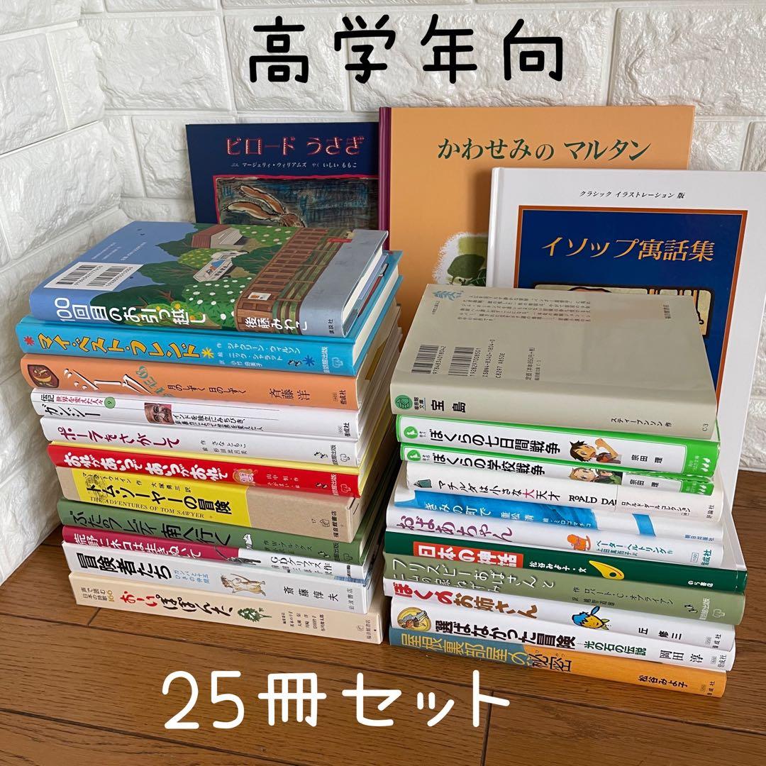 【美品】小学生　高学年　小6 小5 絵本　児童書　25冊セット！