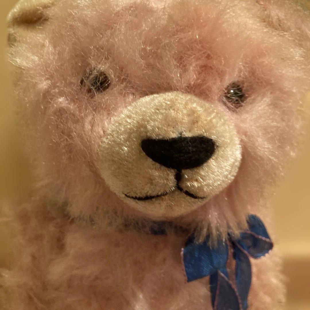 アンティークピンクのテディベア