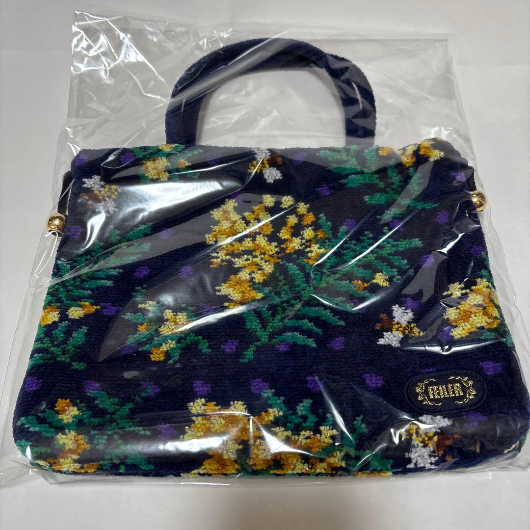 新品　未開封　フェイラー　ミュベール　　コラボ　ミモザ　手つき巾着