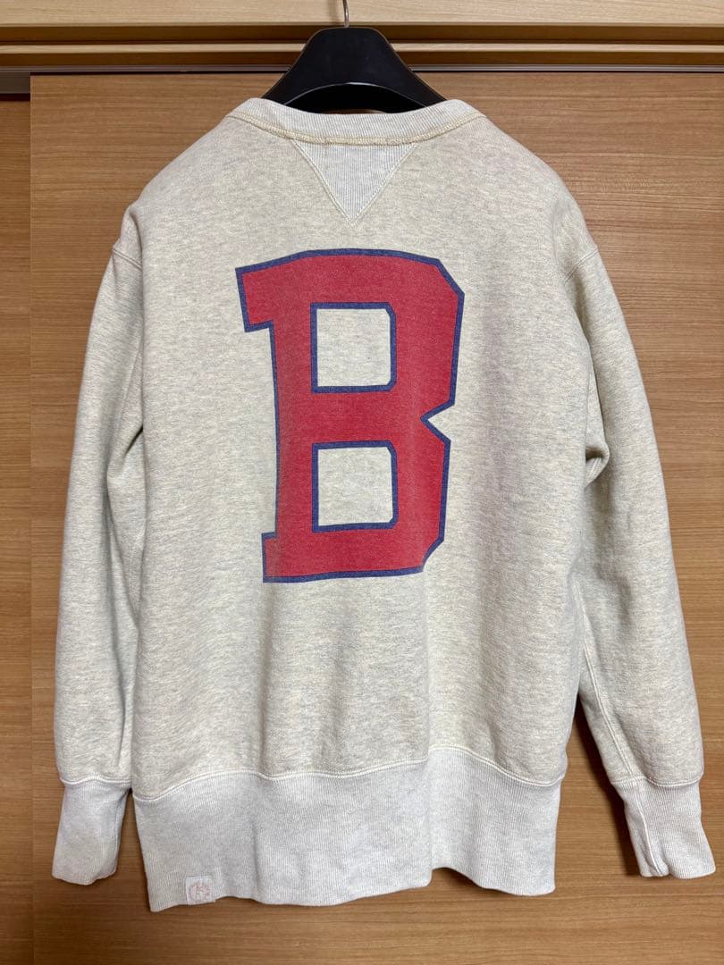 《最終値下げ》BONCOURA 両Vトレーナー バックプリント 36