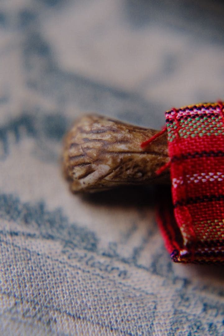 ヴィンテージ オーナメント チャイナヘッドドール ビスクドール クリスマス