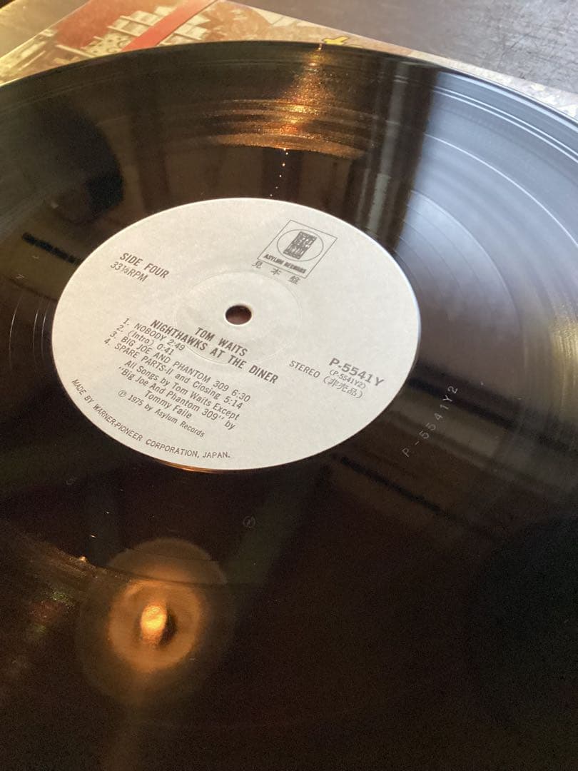 Tom Waits Nighthawks at the Diner 見本盤