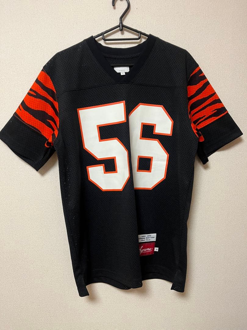 khaki 　supreme フットボールシャツ