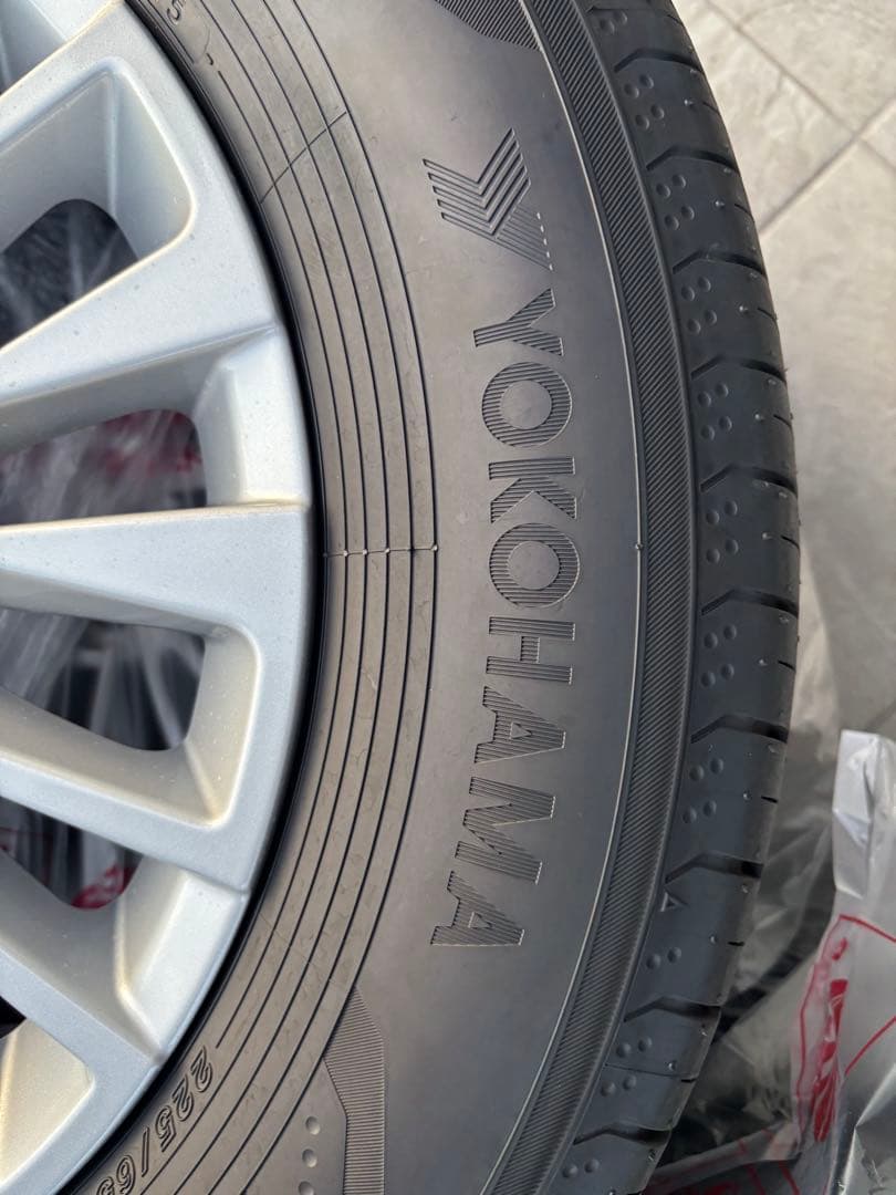 ４本　40 アルファード 新車外し　225/65R17 タイヤ・ホイールセット