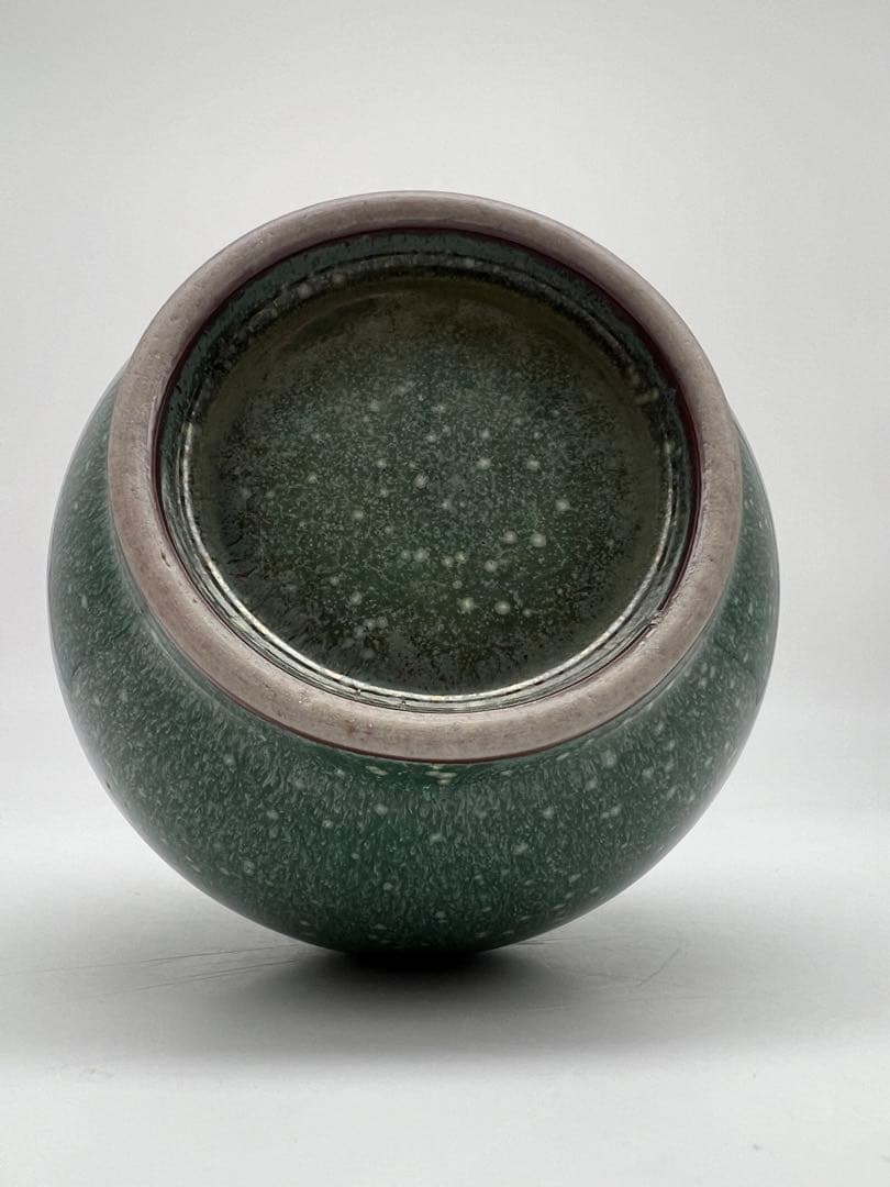 中国明清朝 の鈞窯瓶　中国骨董　古美術　唐物　中国美術品　青磁 ★ 江戸骨董