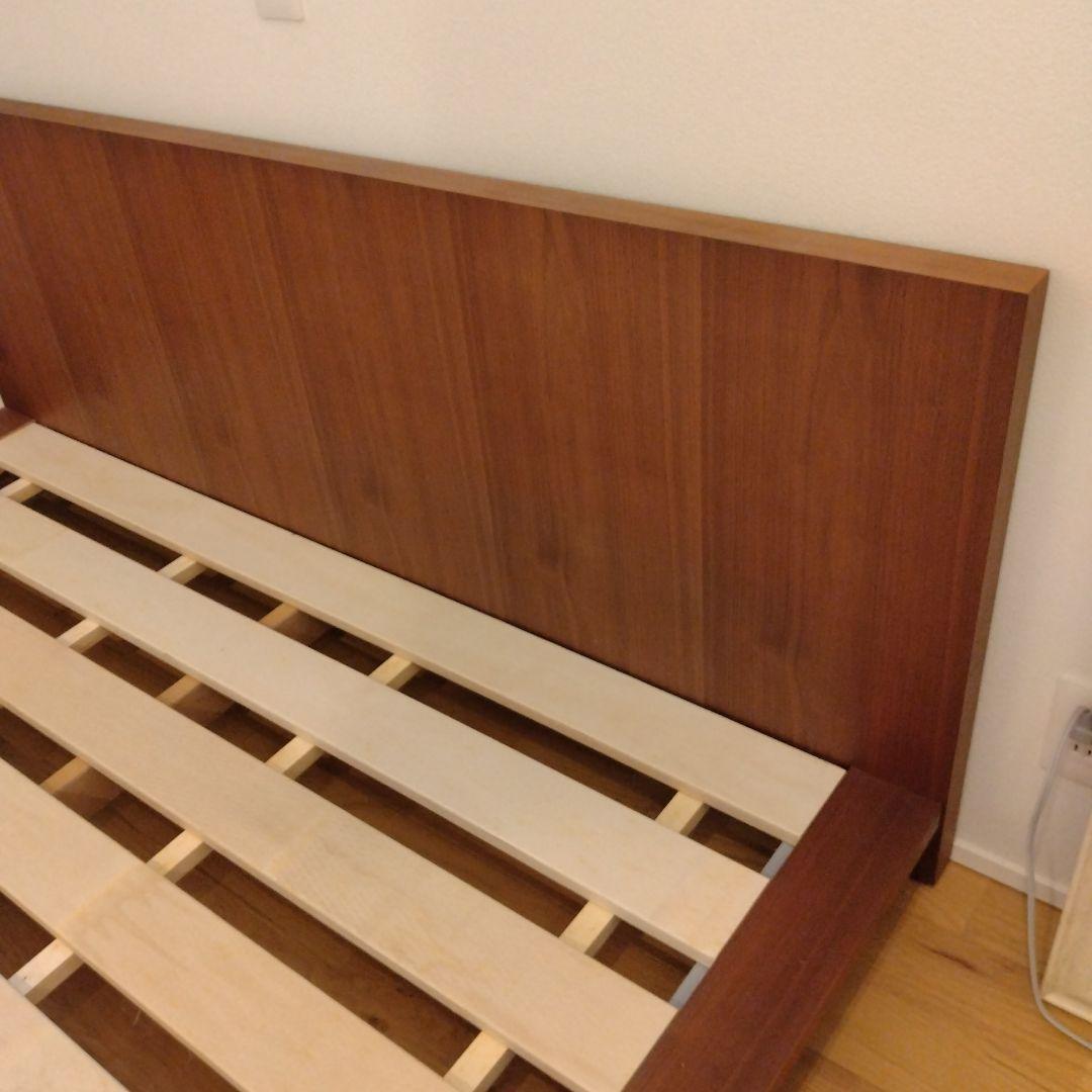 アクタス FBベッド ウォールナット クイーン 美品