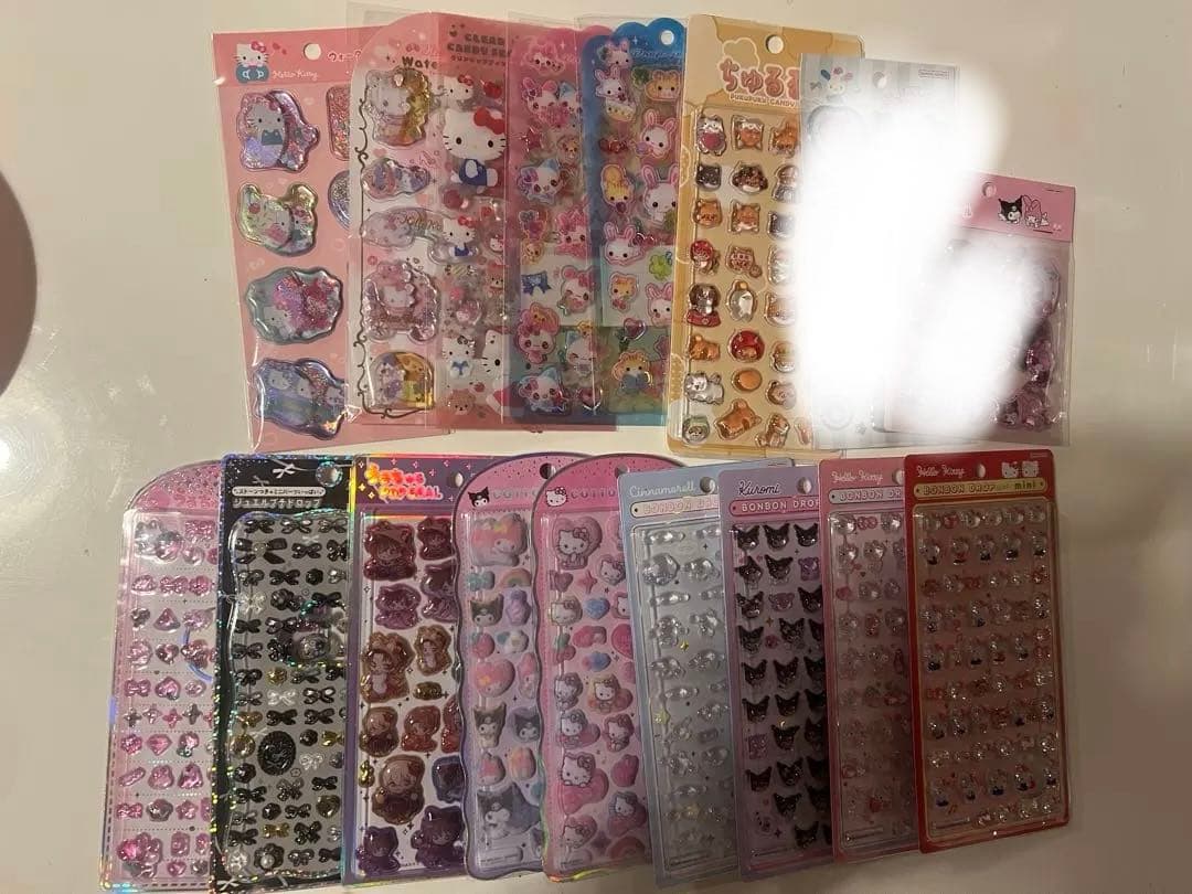 15点セット　ボンボンドロップ　プチドロップ　シール　ジュエルシール