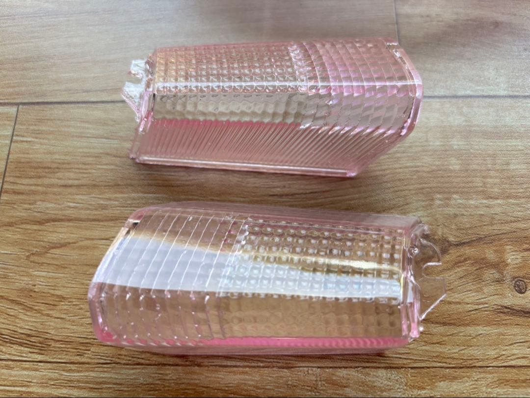 ホンダ AF09スーパータクト クレタク フロントウィンカーレンズ【薄いピンク】