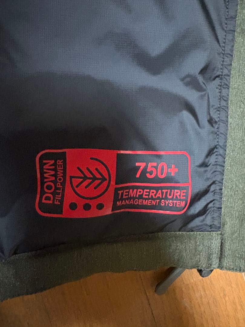 MAMMUT マムートダウンジャケット 750+ フード付き オリーブL 美品