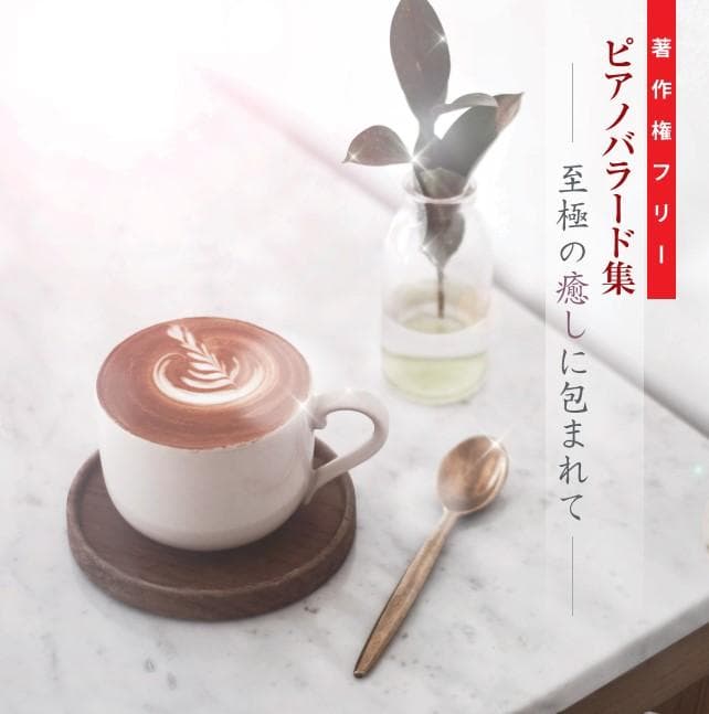 CD100枚のセットです。店舗動画用の著作権フリー 「-至極の癒しに包まれて-」