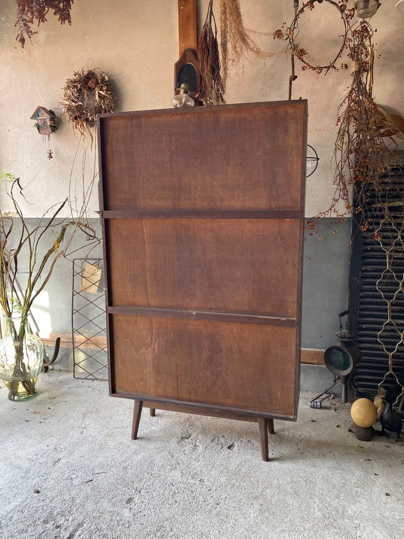 ビンテージ 足付き ラック 飾り棚 ※ 送料込みに変更します