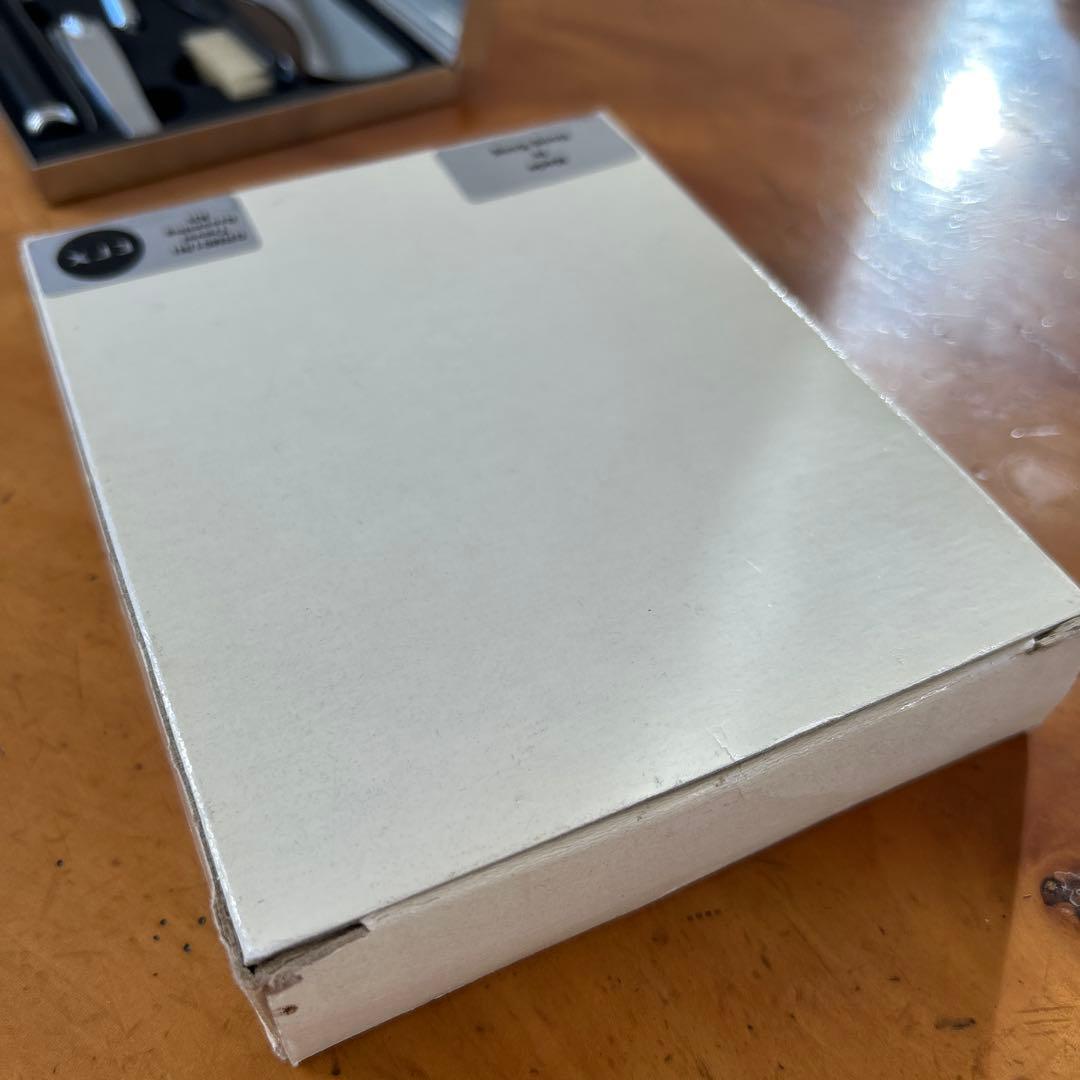 The Conran Shop 未使用！美品 手入れ用具セットスチールケース入り