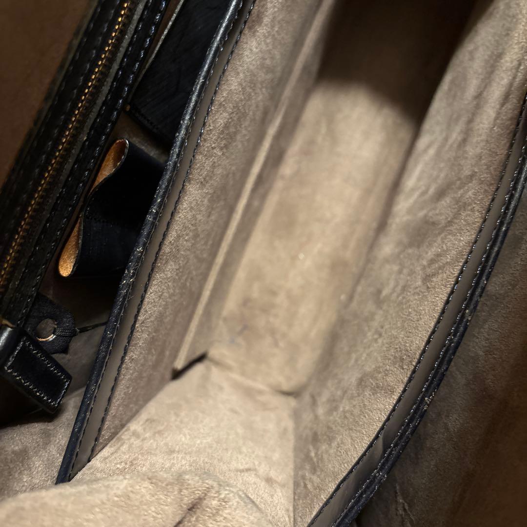 クリスマスセール‼️ココマイスター ダレスバッグ ブライドルレザー ネイビー