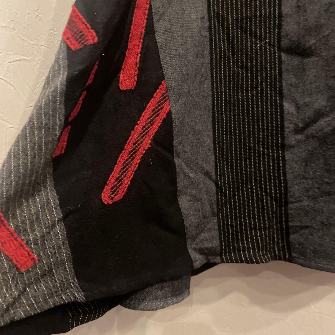 慈雨 センソユニコ 変形ワンピース ジャガード ウール 40