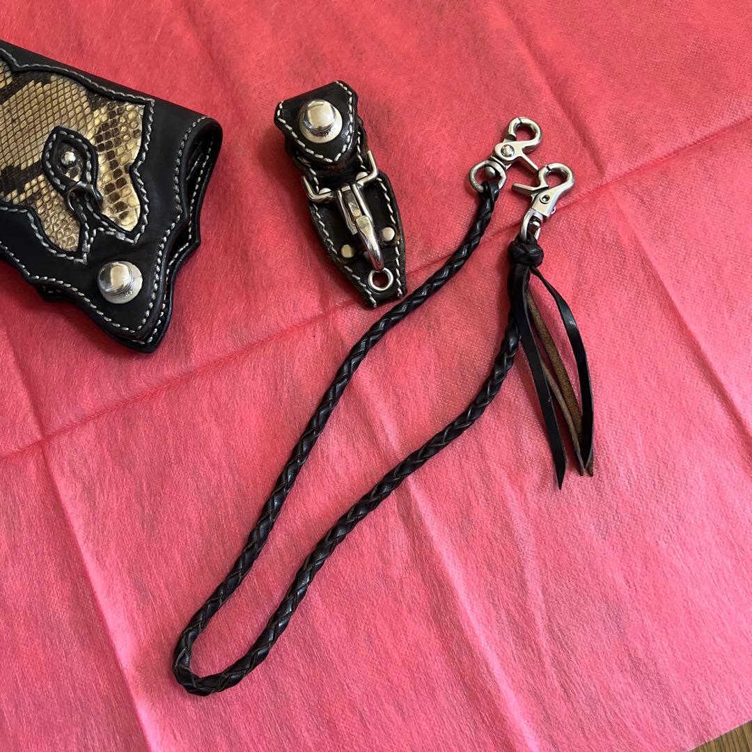 MANIFOLD キーホルダー ウォレットロープ　セットで