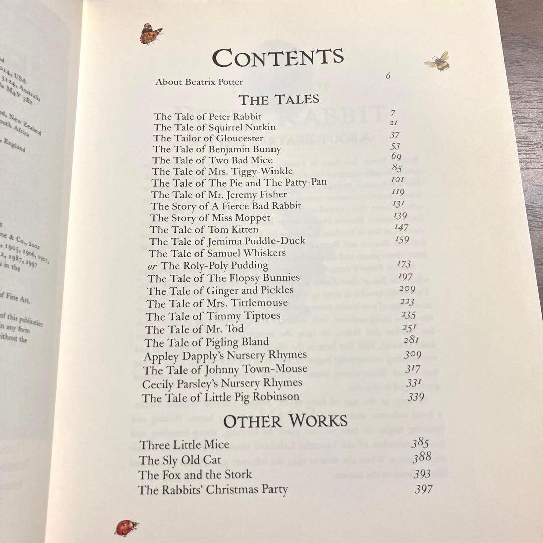 ピーターラビッBeatrix Potter The Complete Tales