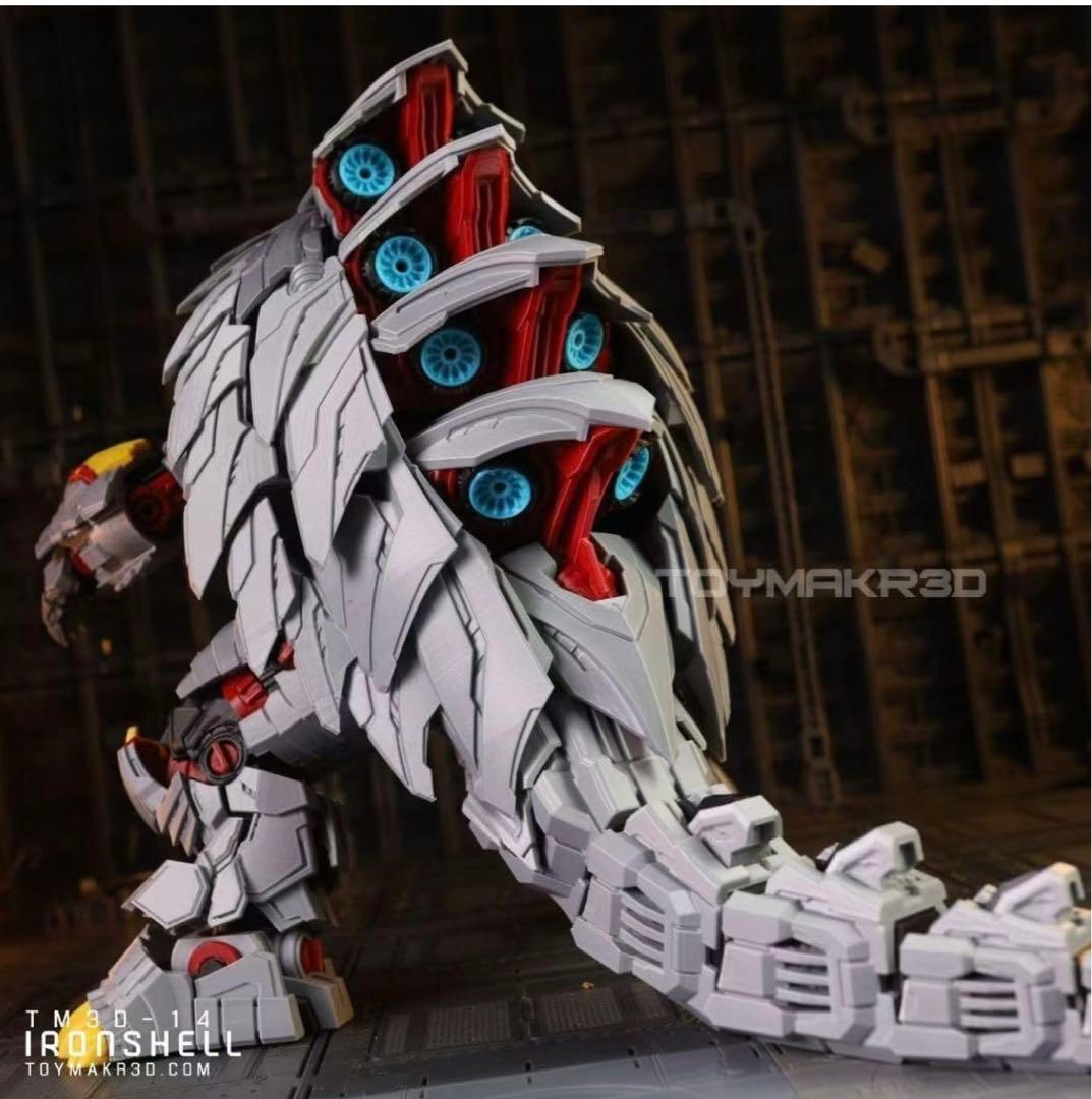 SHANJINL 3D印刷机械ymakr3D組み立て模型-24CM 機械ガメラ