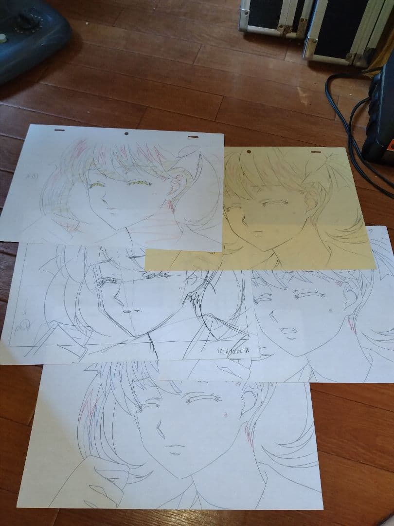 マリア様がみてる　アニメ　セル原画　福沢祐巳　松平瞳子