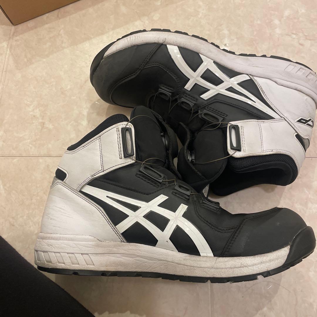 ハイカットASICS ❗️SOA ❗️安全靴❗️ ネイビー/ホワイト❗️スニーカー❗️