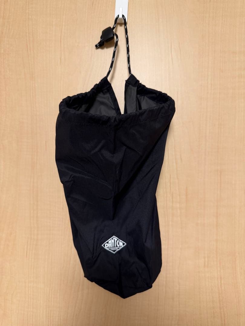 DANTON ブラック ナイロンストレッチタフタジャケット L