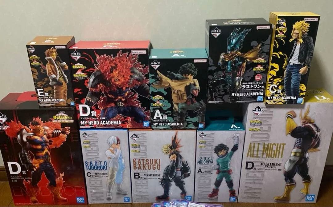僕のヒーローアカデミア 一番くじ フィギュアセット
