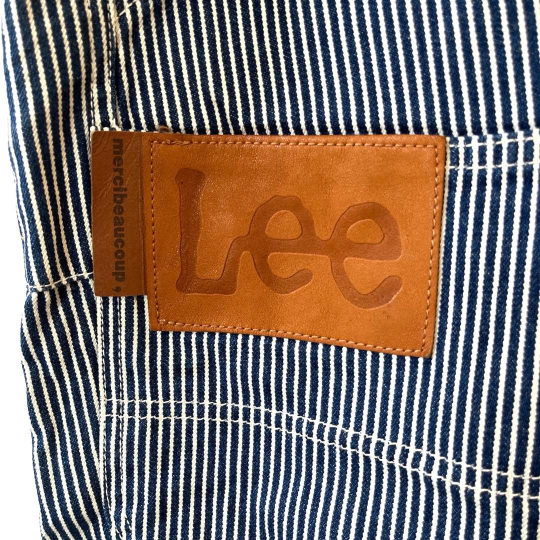 【美品】LEE リー　デニムオーバーオール　XL