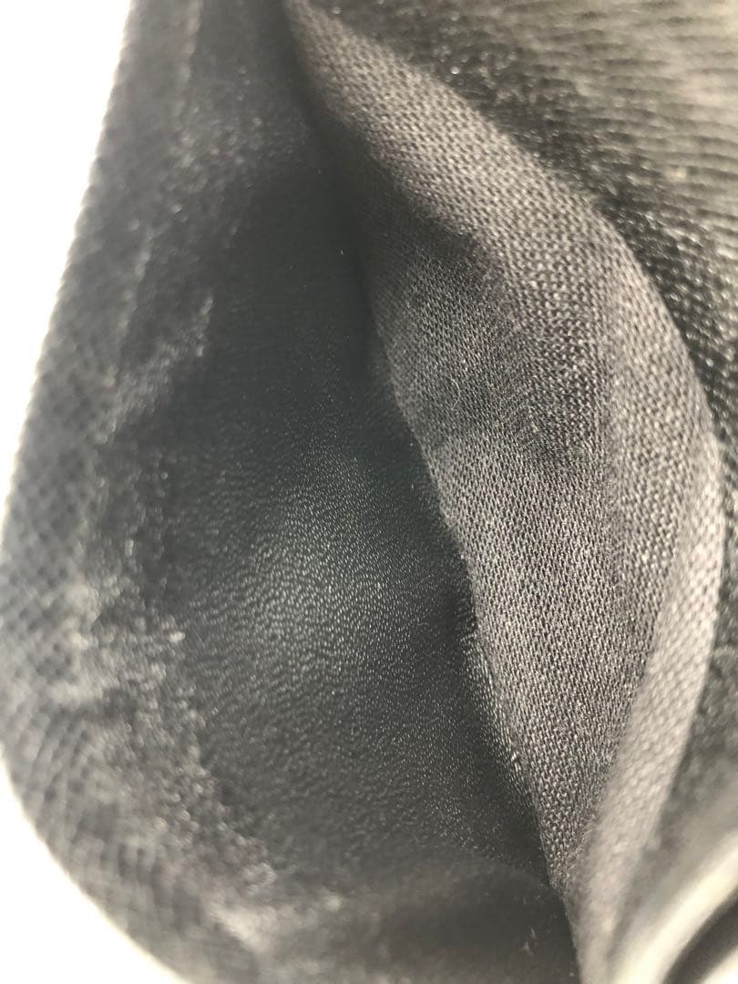 Burberry バーバリー　ダークグレー 二つ折り名刺入れ　メンズ　レザー