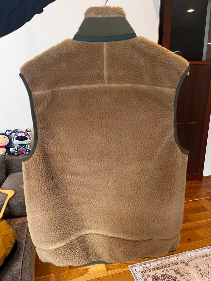 ken　patagonia メンズ ベスト M ベージュ/カーキ