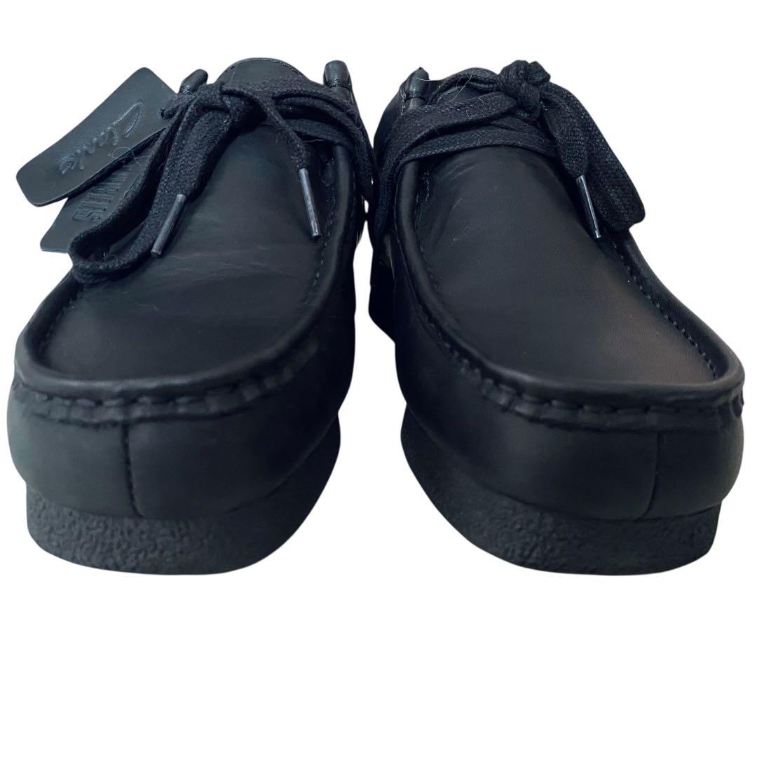 clarks クラークス【極美品】ワラビーウォータープルーフ ブラックレザー