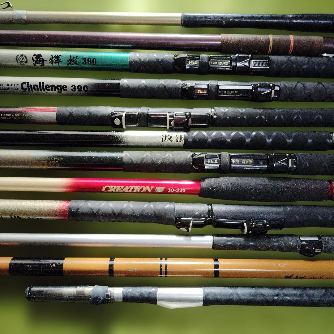 海釣り　堤防　筏　磯竿　竿１２本