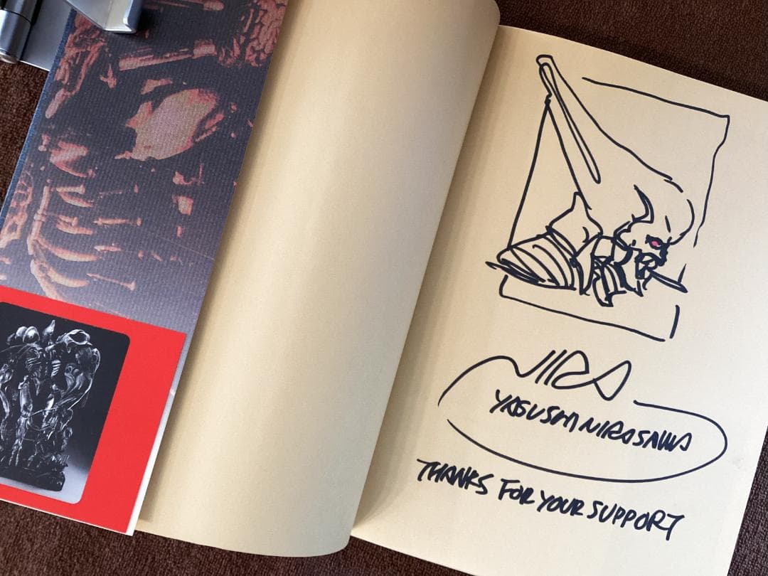 PHANTOM CORE ファントム・コア 韮沢靖 直筆サイン・イラスト