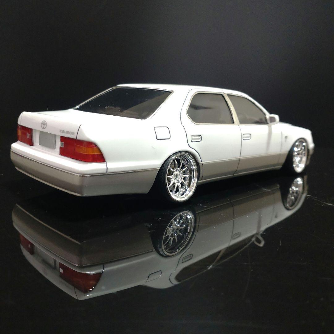 アオシマ UCF21セルシオ後期型 プラモデル完成品