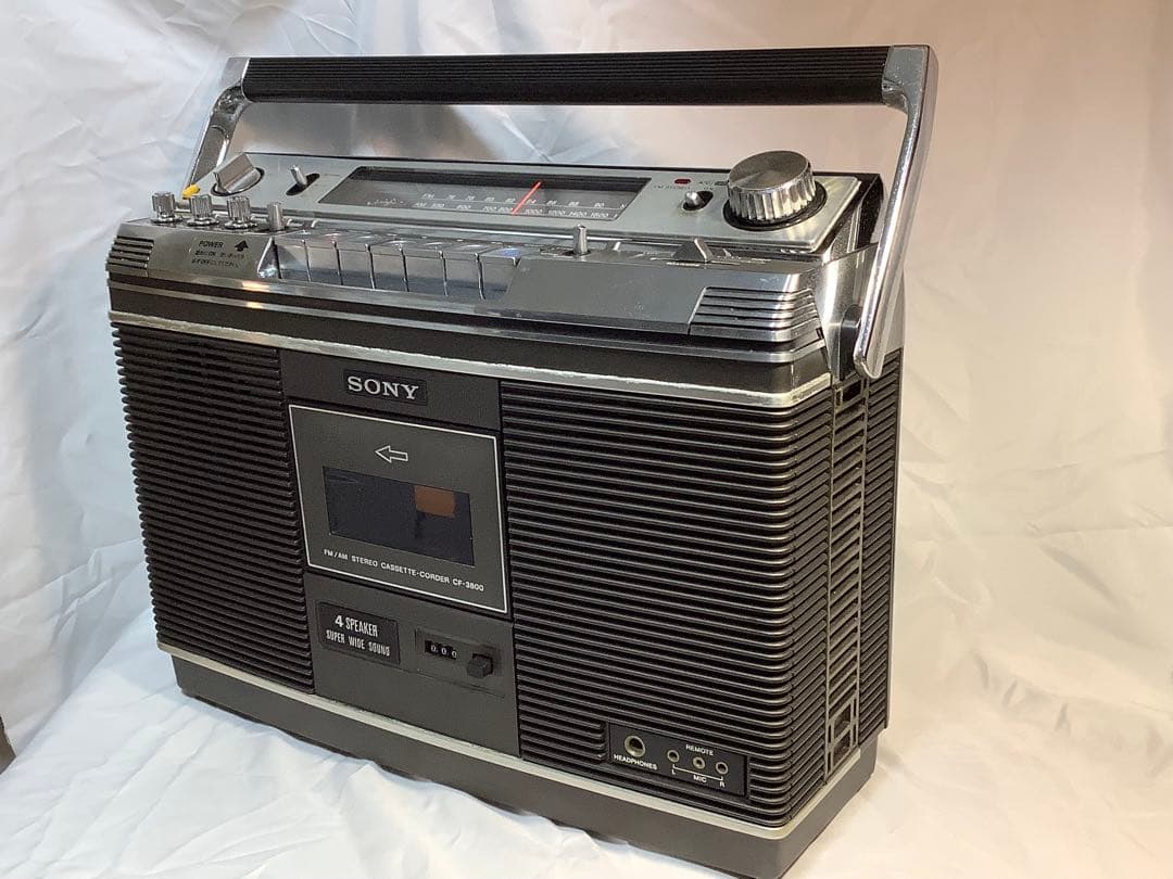 【ジャンク】SONY ラジカセ　CF-3800