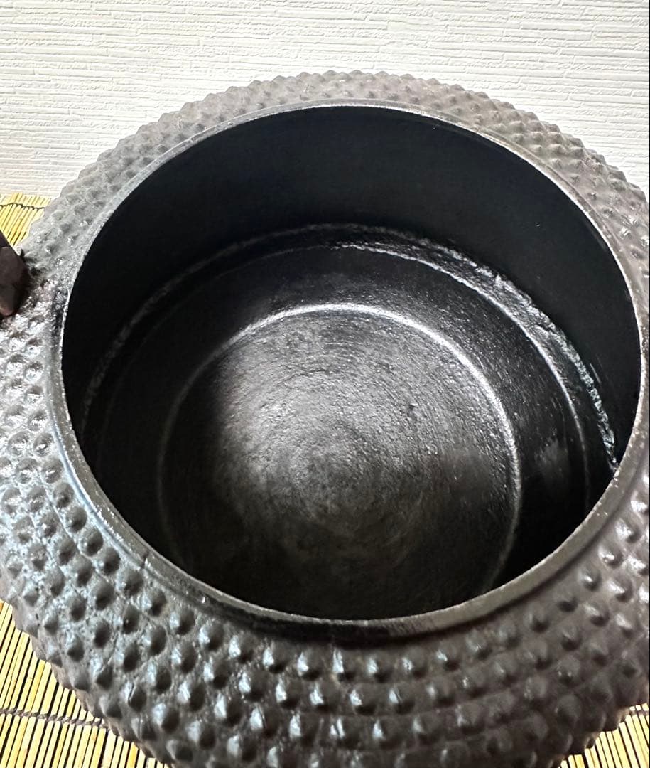 未使用品、超珍品　南部成龍堂鋳造所 斎峰 及川光正造 大アラレ 売約済み