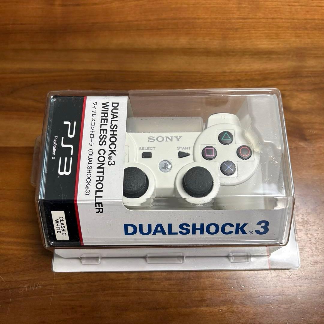PS3 ワイヤレスコントローラ クラシックホワイト【おまけ付】