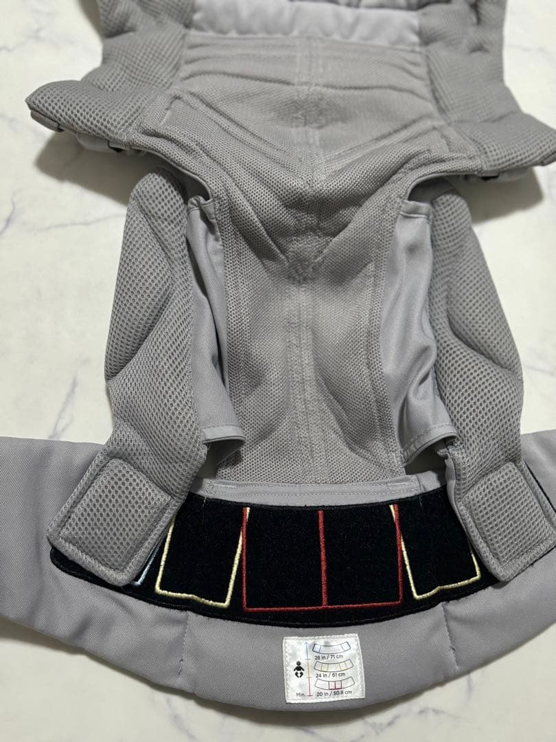 【ほぼ未使用品】エルゴベビー オムニ 360 クールエア メッシュ パールグレー