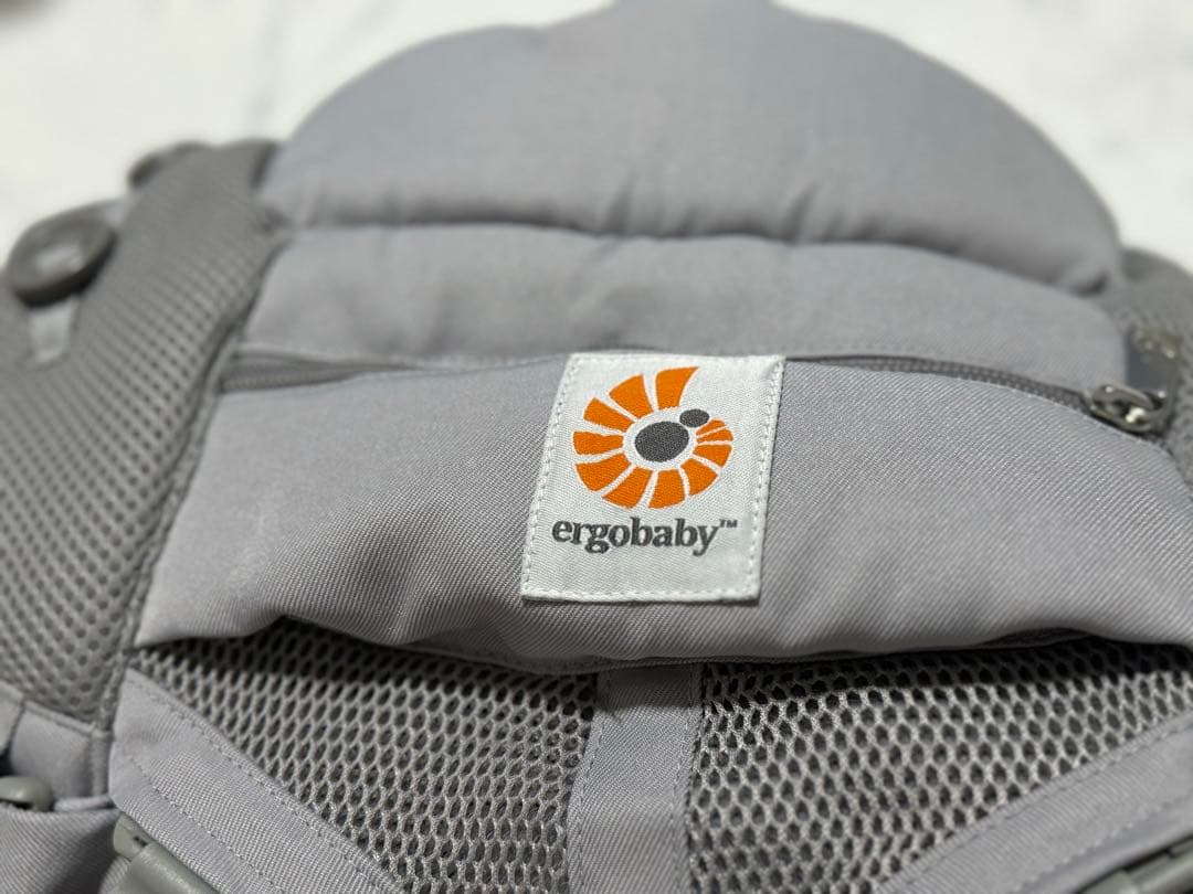 【ほぼ未使用品】エルゴベビー オムニ 360 クールエア メッシュ パールグレー