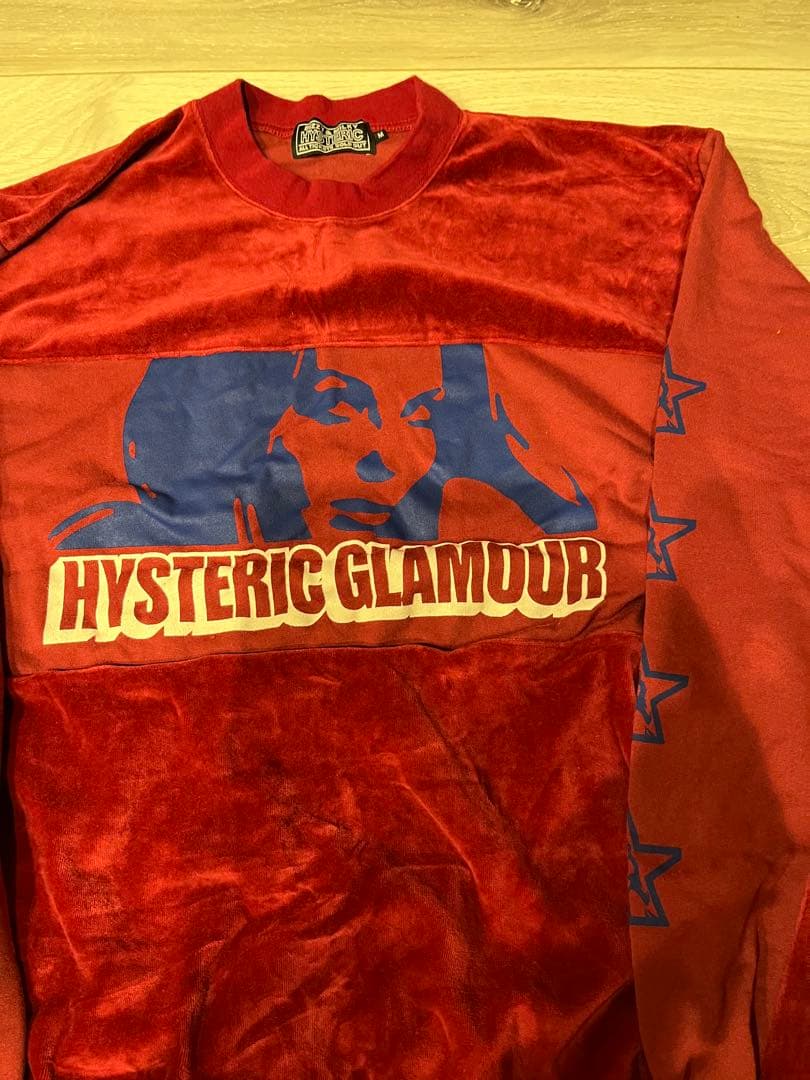 ヒステリックグラマー　トレーナー　ベロア